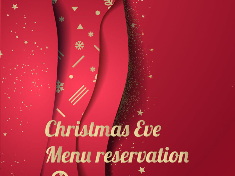 Christmas Eve Menu reservation 2023