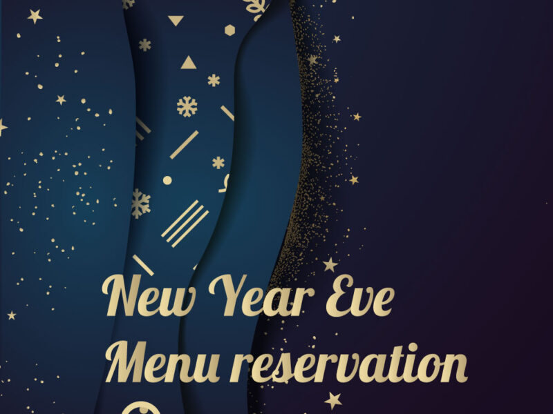 New Year Eve Menu reservation 2023